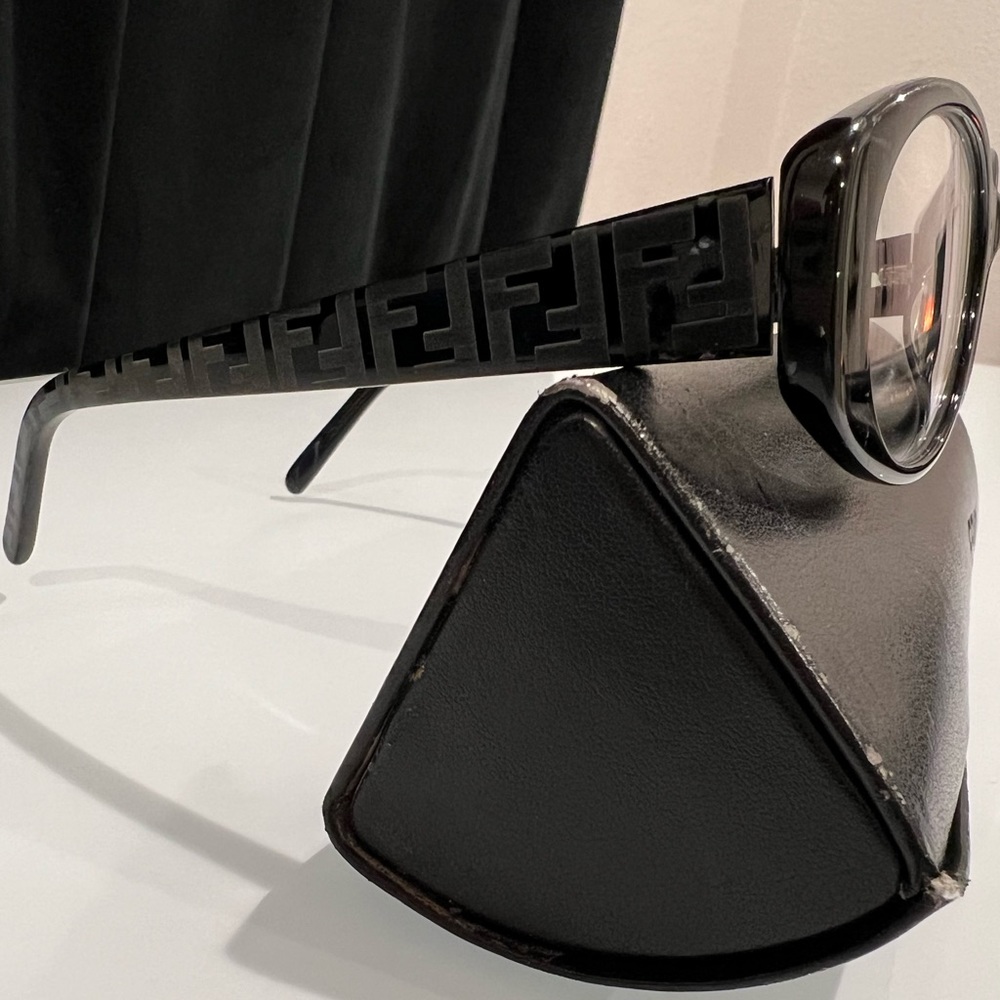 Authentic Fendi Eye Glasses- Black - lightly Used Great Condition